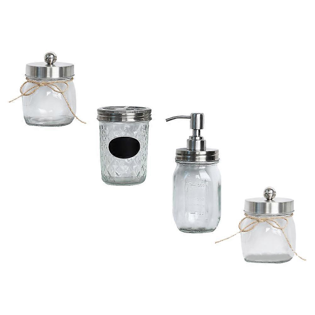 Bottle Cleaning Brush Glass Sanitary Ware Lotion Bottle Toothbrush Cup Gargle Cups Swab Holder Adults 18.5x7.5cm Wash Accessories 1 Set