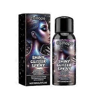 Eelhope Highlight Brightening Glitter Spray Hair Body Clavicle Spray Brightening Glitter Powder Festival Carnival