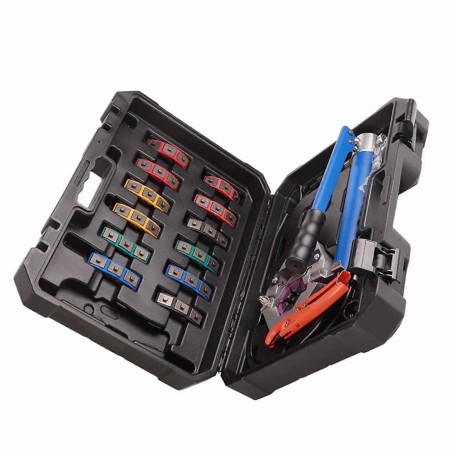 Auto Manual A/C Hose Crimper Kit Mechanical Portable with Storage Box Air Conditioning Repairing Set