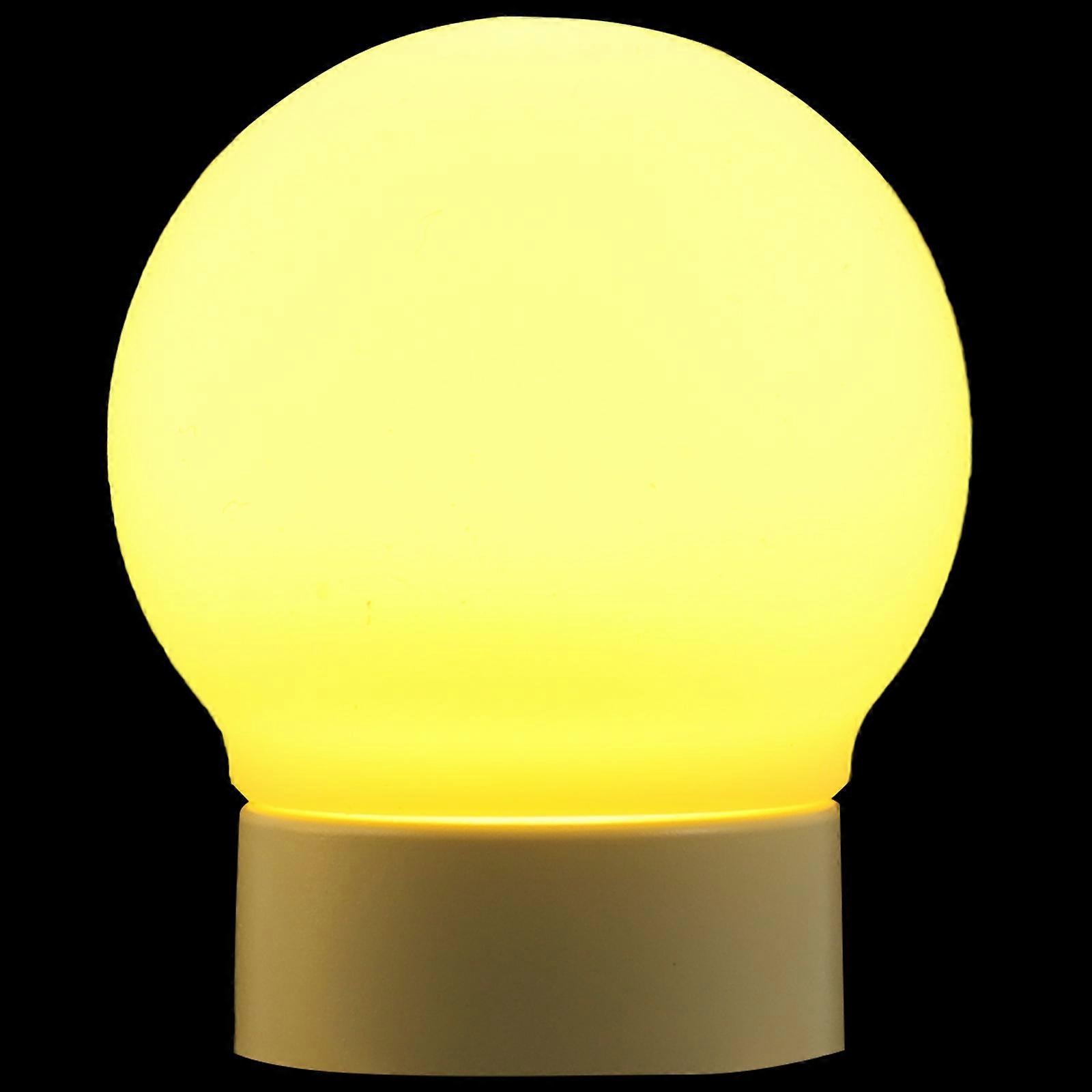 Usb Powered Lamp Kawaii Nightlight White Heart Shape Decompression by Pinching 1Set