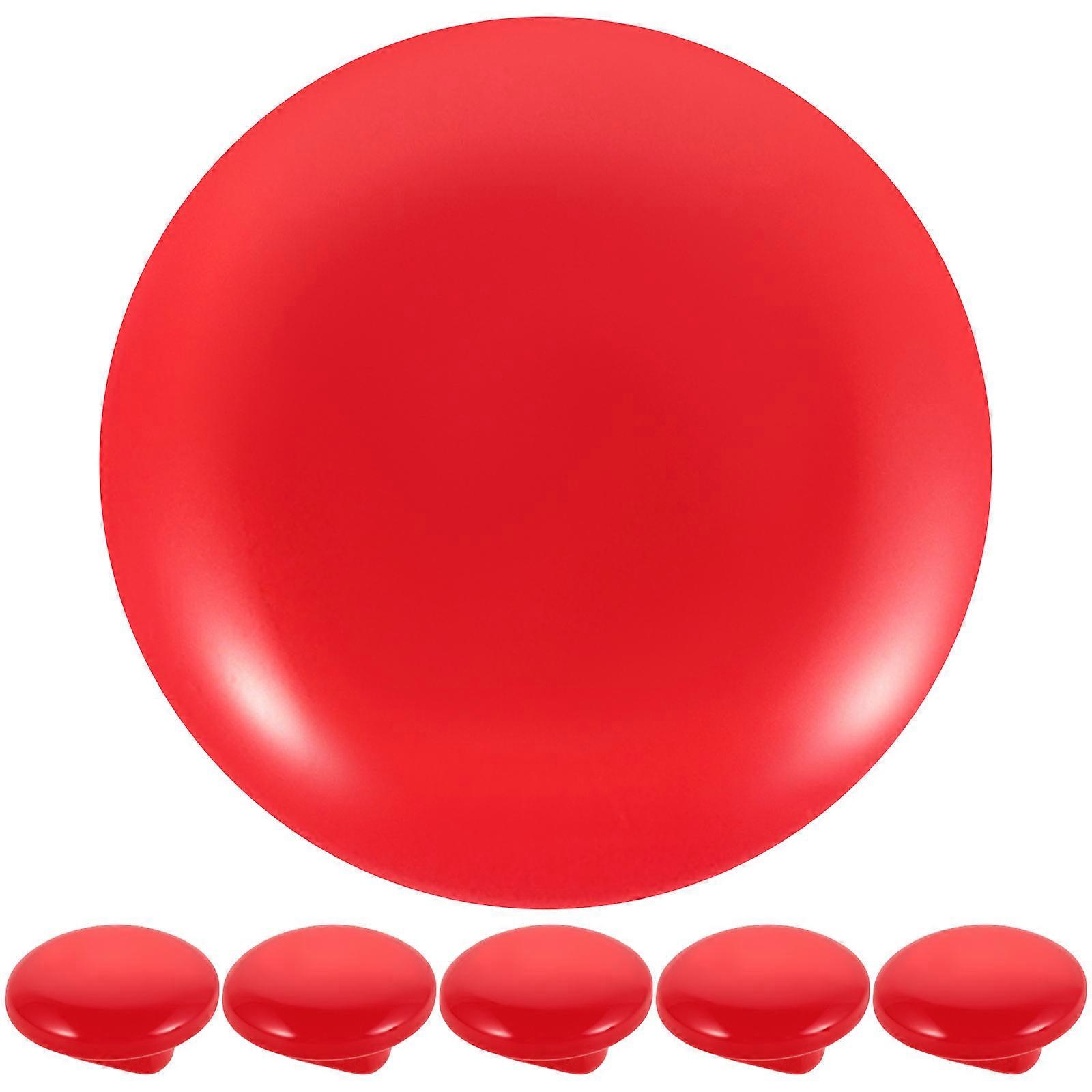 Sewing Pearl Buttons Resin Fastening For DIY Sewing And Clothing Decoration Red 1.15X0.50X0.50 Cm 100Pcs