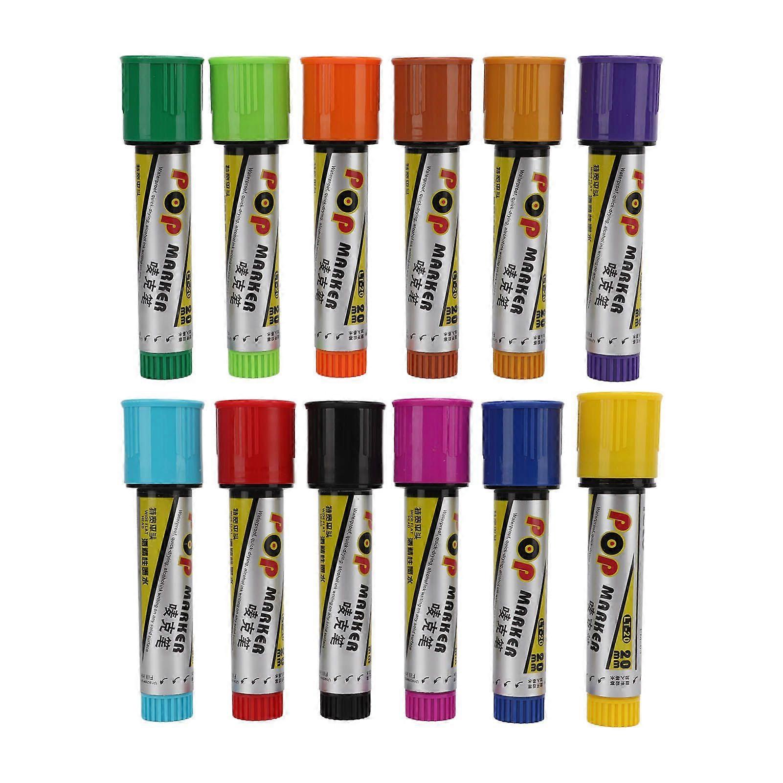2025 Latest Model  12Pcs Posca Paint Markers Safe Wide Application Quick Dry