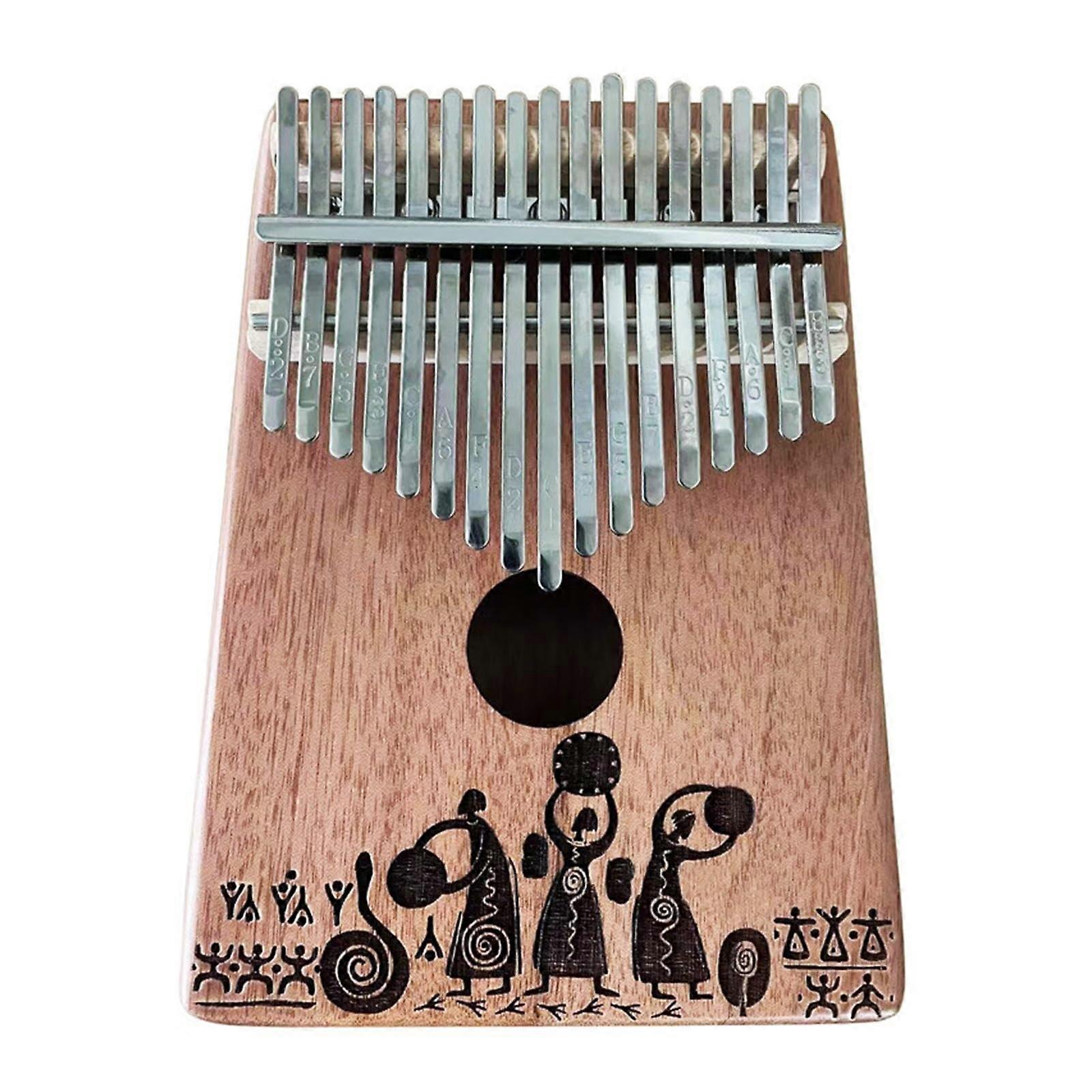 Portable Kalimba Thumb Piano with 17 Keys