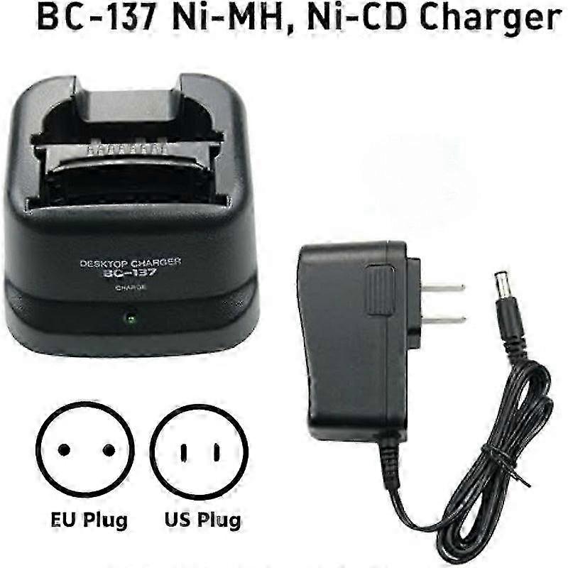 Bp-209n Bp-210n Bp-211 Battery Bc-137 Rapid Base For Icom Ic-a6e Ic-a24 Ic-v8 F21 Ic-u82 Walkie Talkie Charger