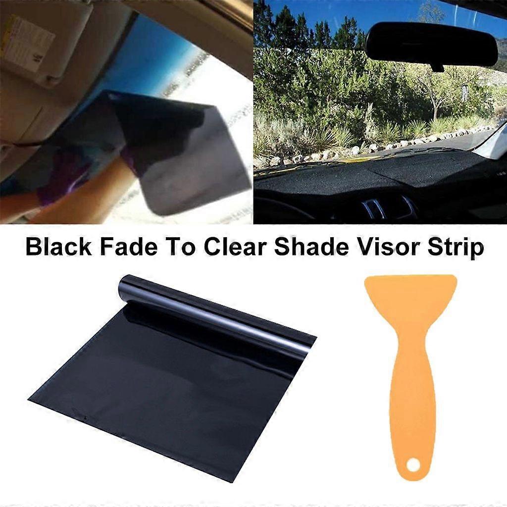 20x150cm Car Windshield Window Glass Sun Visor Film Sticker With Scraper