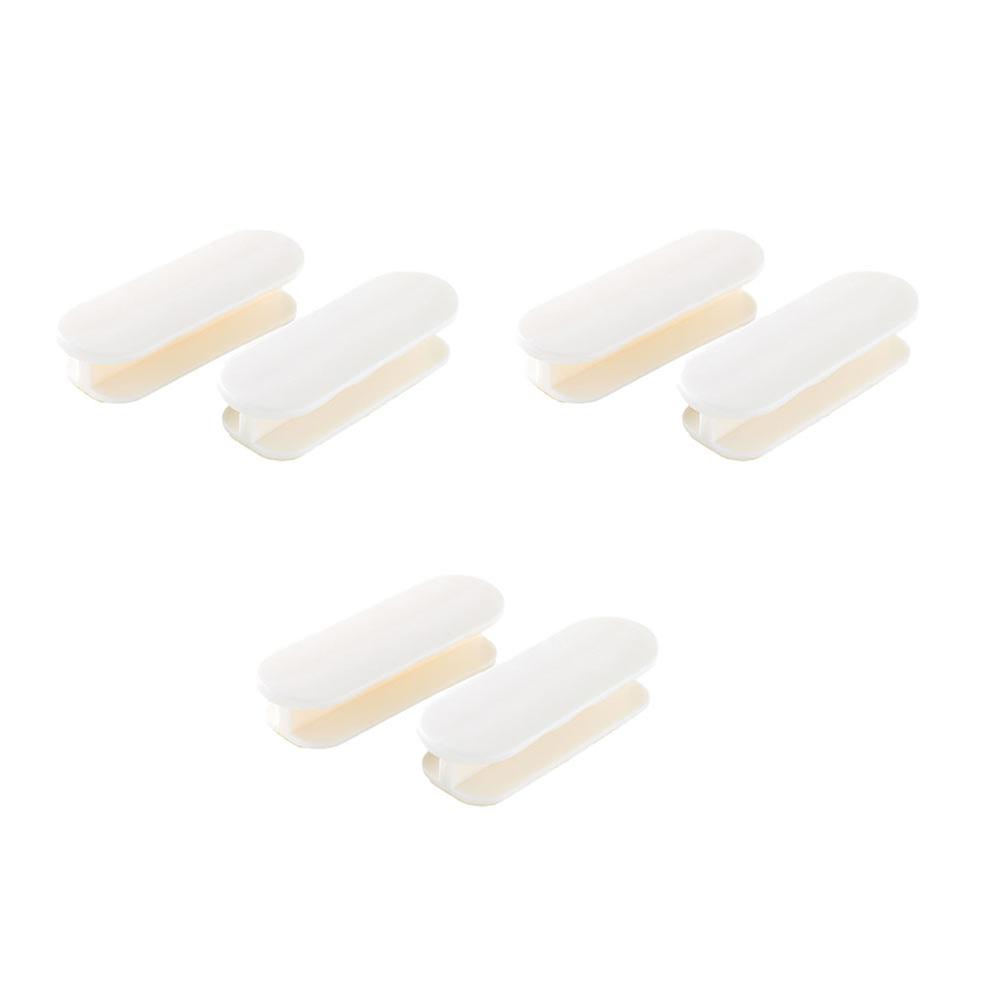 Pull Handles for Cabinets and Drawers No Perforation Replacement Handle Modern Design 6Pcs 9x4cm