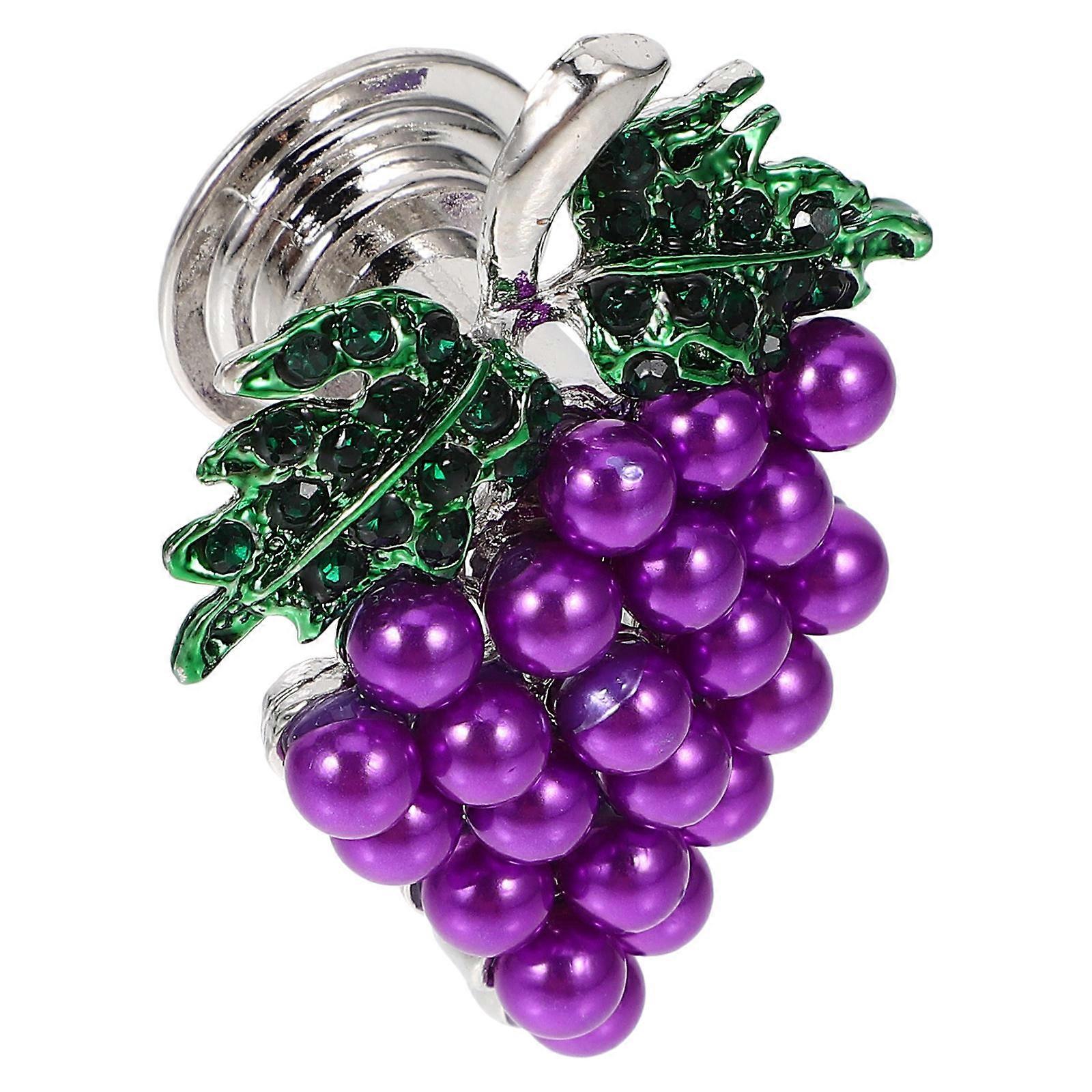 Grape Shaped Cabinet Knob Creative Fruit Drawer Pulls Home Decor Versatile Use Comfortable Grip Durable Design