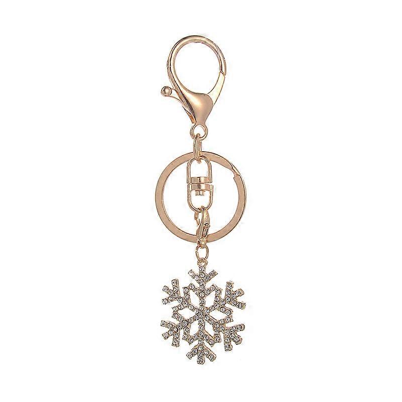 1 snowflake charm keychain bag accessories