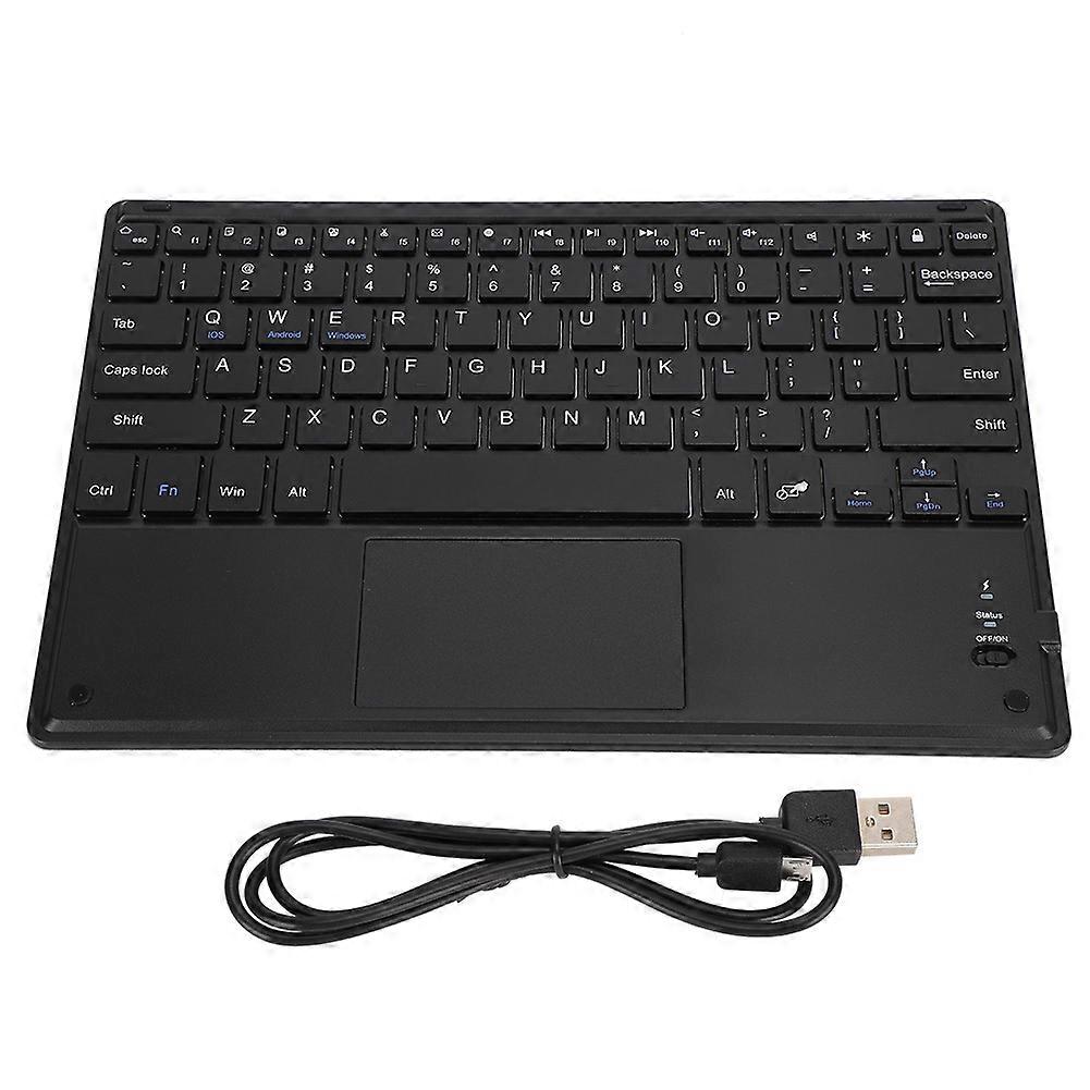 Ultra Slim Wireless Bluetooth Keyboard with Touchpad for Windows PC Android Phone Tablet
