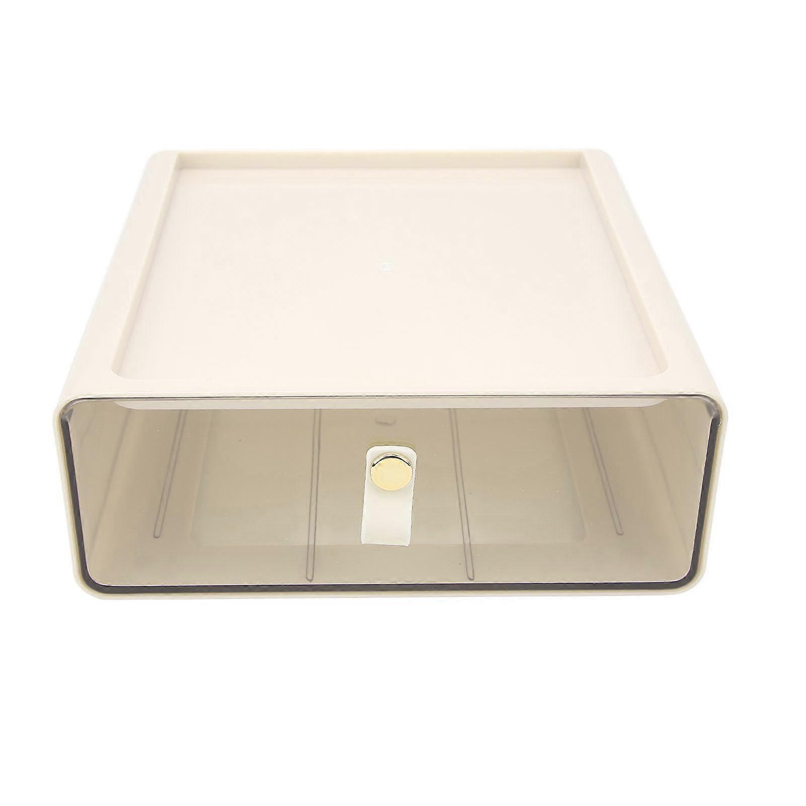 Clear Drawer Storage Box Large Capacity Desktop Drawer Storage Container Organizer for Office