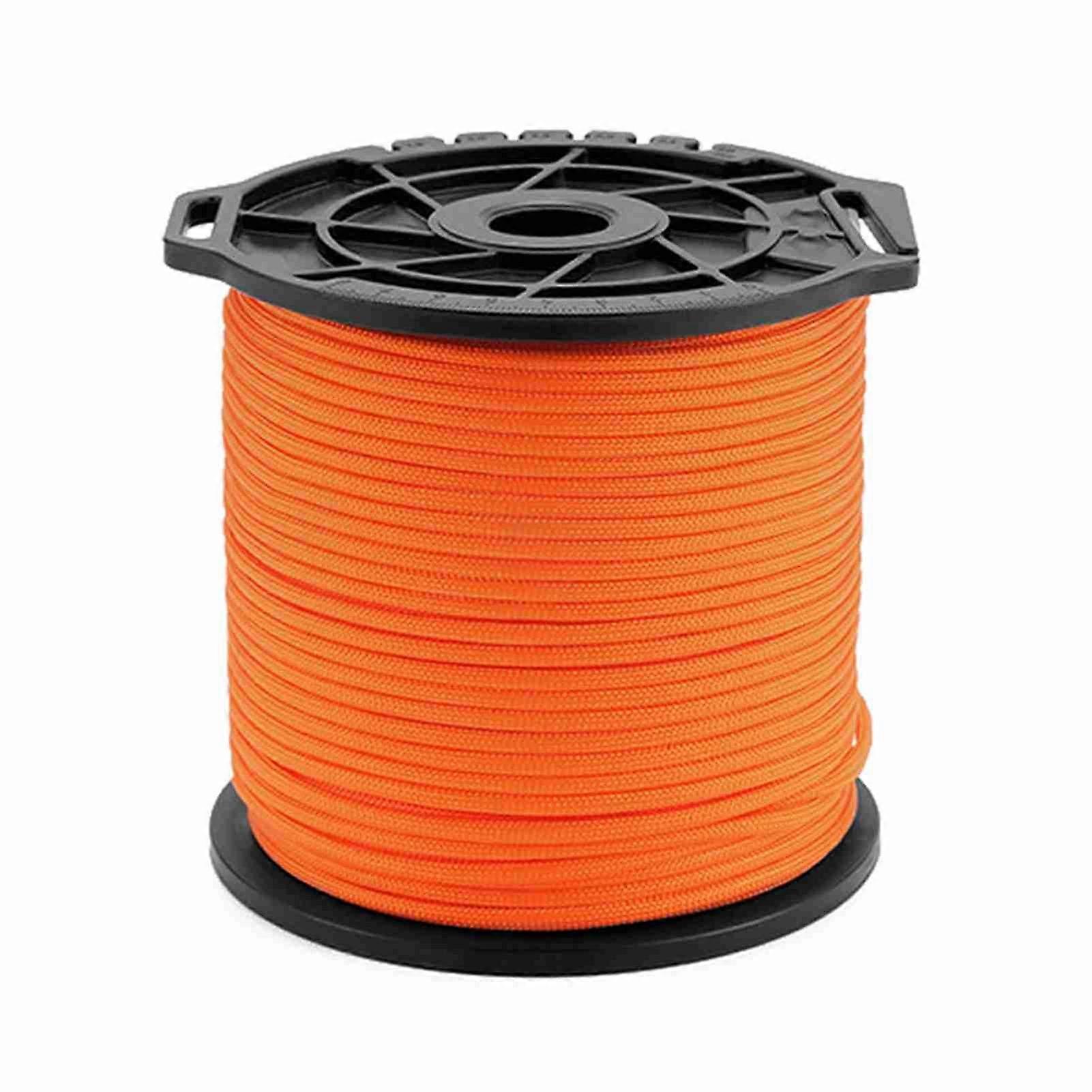 Outdoor Multi-function Spool 9core Paracord Rope 4mm Thick Binding Rope Clothesline Tent Wind Rope Climbing RopeYMHC