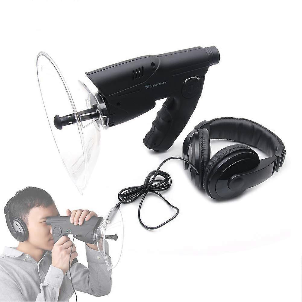 Directional Microphone/Parabolic Listening Device, Range 300 Feet, 8x Magnification