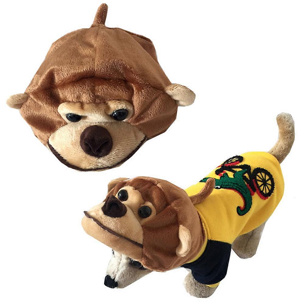 Pet Costume Hat Light Brown for Dog Hat Use Perfect for