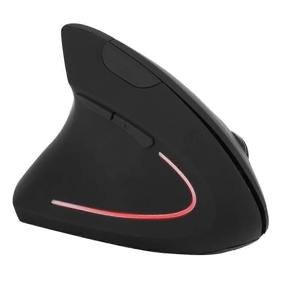 Ergonomic Left-Handed Vertical Wireless Mouse, 2.4G Optical Mice with USB Receiver, Compatible with Laptops and PCs