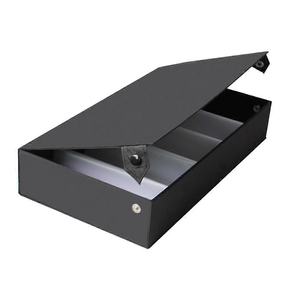 PU Sunglasses Organizer Box with Slots – Dustproof Eyewear Case for Sunglasses, Watches & Accessories Storage – Portable Glasses Holder for Travel &