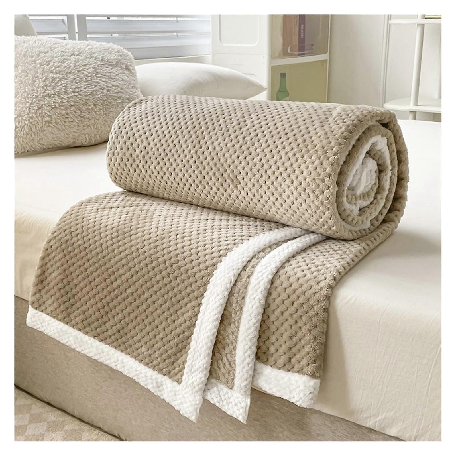 Sofa cover blanket Tailbed blanket sofa throw blanket office office nap blanket Argento 200*230cm