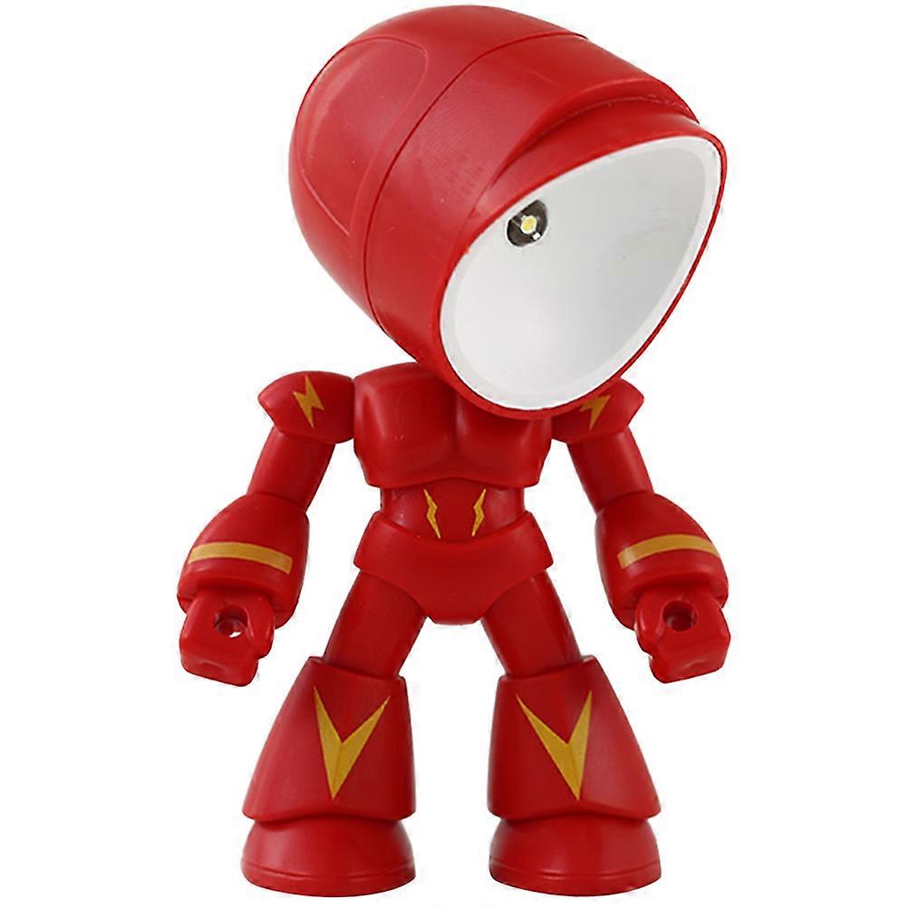 Cute Robot Touch Control LED Night Lamp – Battery Operated Decorative Desk Light for Bedroom, Dorm, Home Office – Unique Gift for Friends