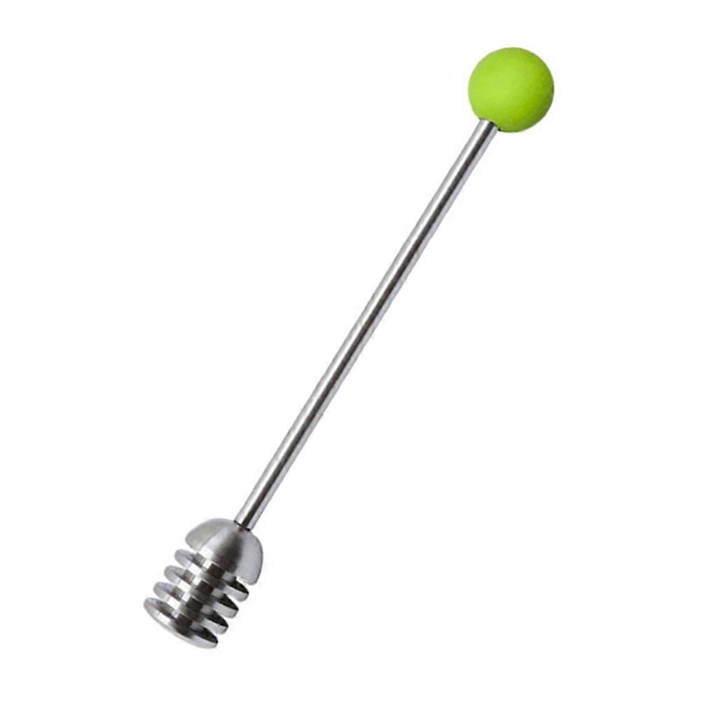 Stainless Steel Honey Spoon Small Honey Dipper Stick With Spiral End For Home Use Wedding Party Favors Gifts 1Pack