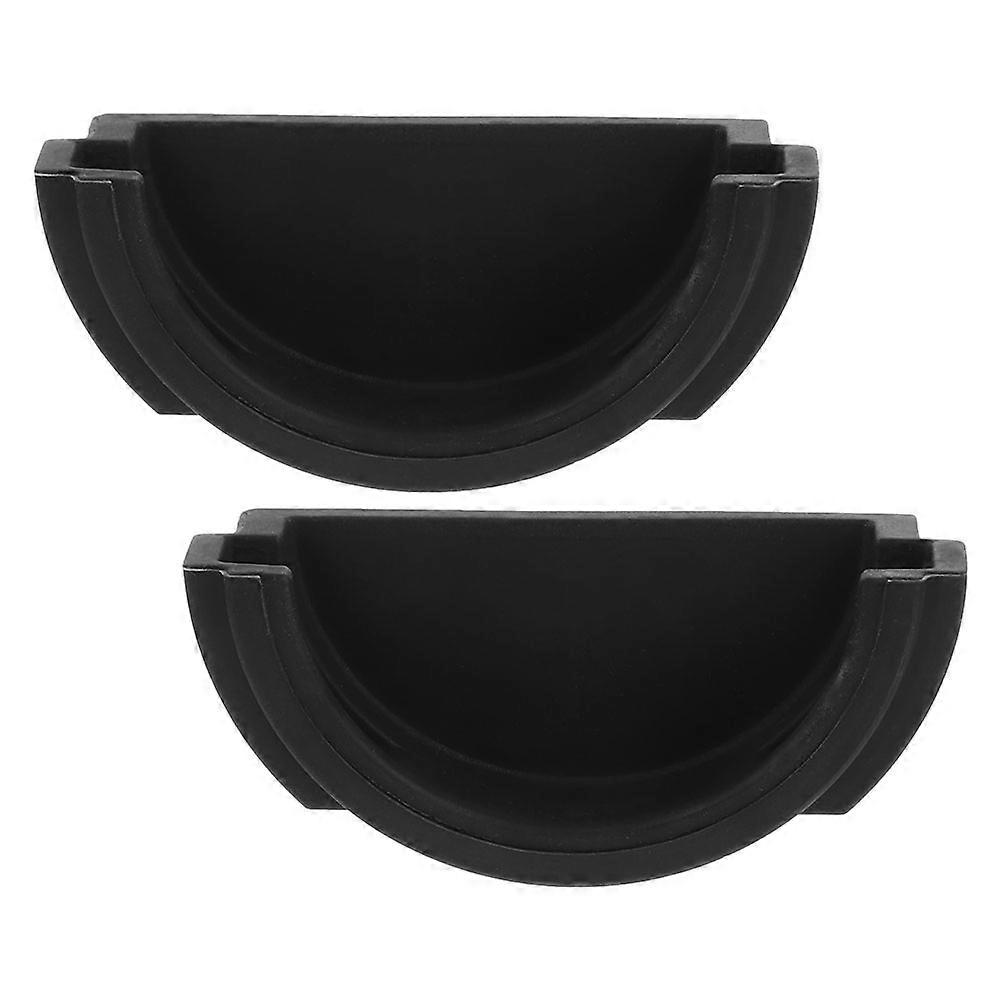 Wall Mountable Coffee Machine Handle Bracket Black Silicone Storage Solution for Kitchen Use 2