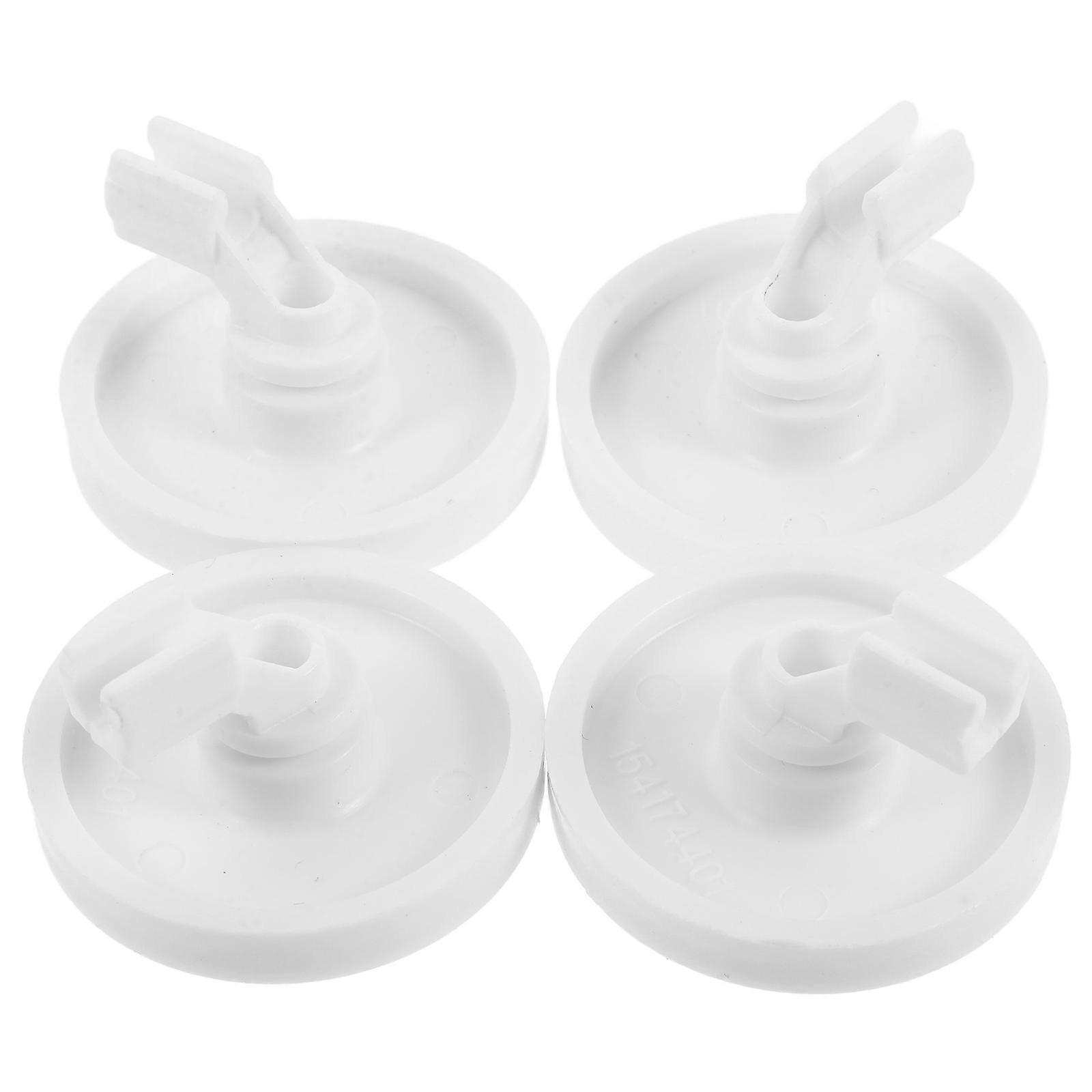 4pcs Dishwasher Lower Rack Wheel Bracket Wheel Bracket Replacement Set