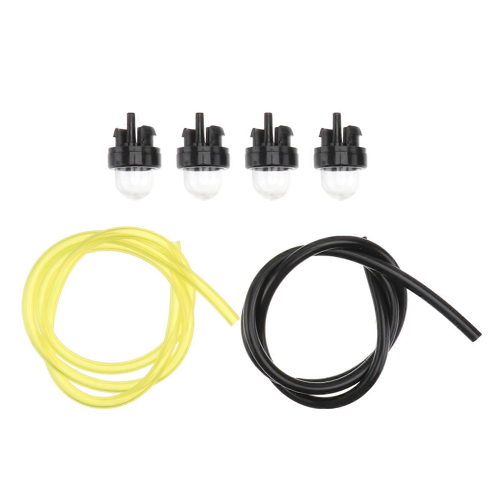 Engine Primer Bulb For Mower Parts Outdoor Use 60 X 1 X 1 Cm Durable 4Pcs
