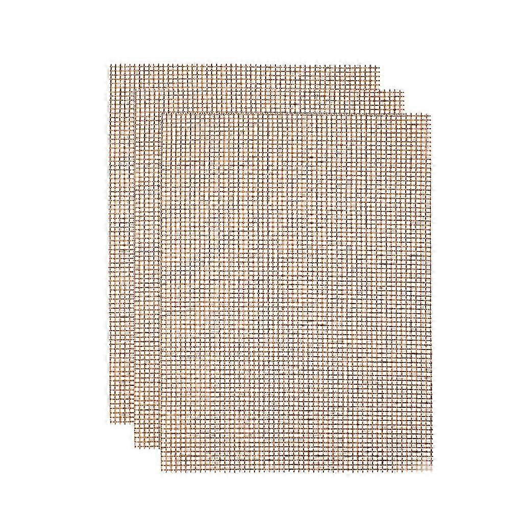 2025 Bbq Bbq Wire Mesh Nonstick Mat Reusable-brown