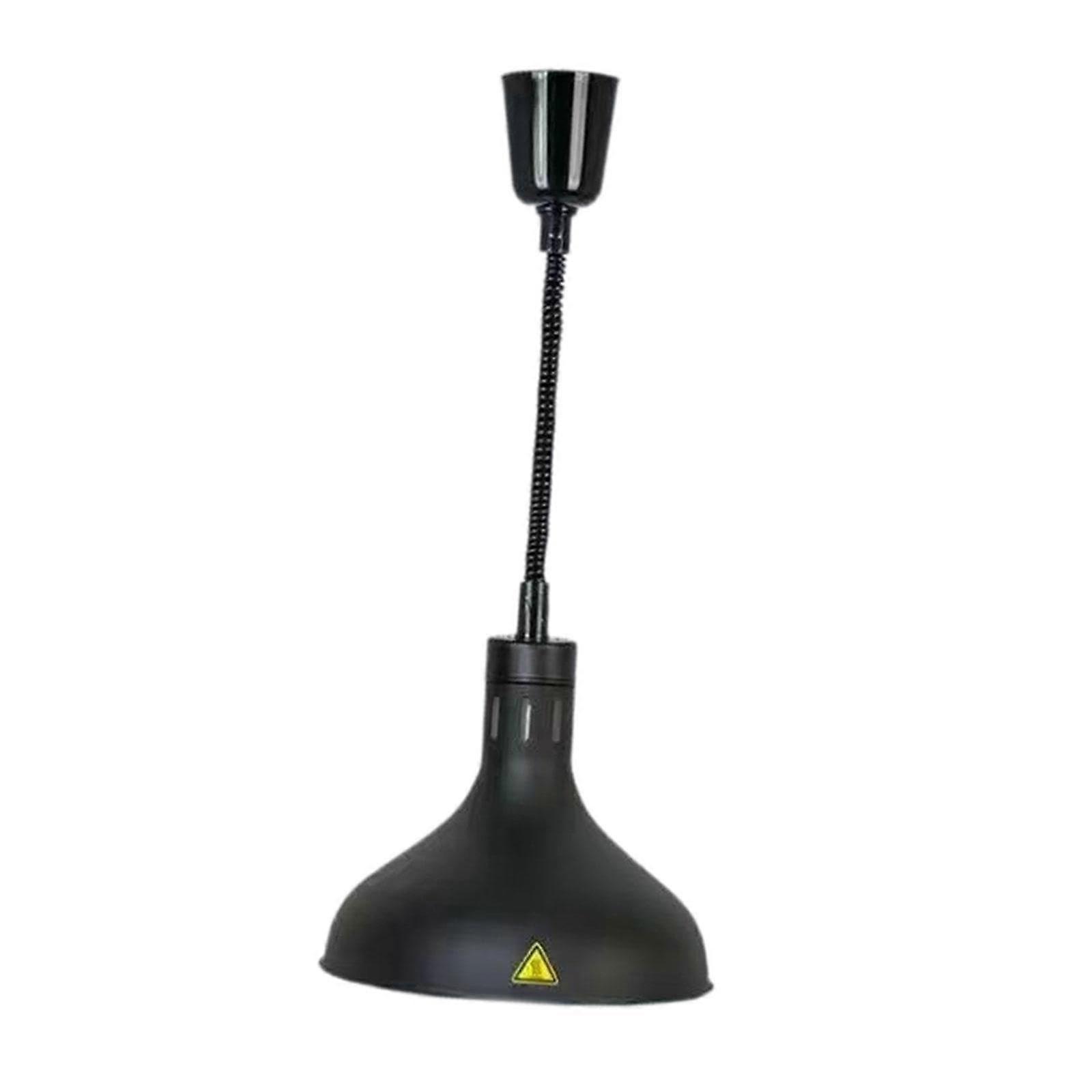 Heat Lamp for Food - Adjustable Black Hanging Heat Lamp for Catering Buffet, Cafeteria BBQ, Hot Food Warmer Light
