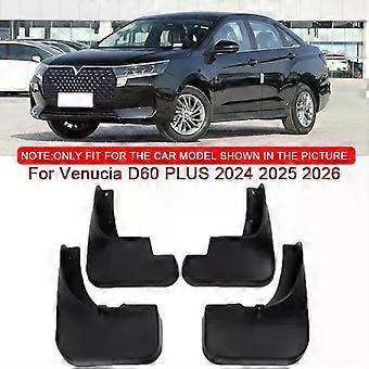 For Venucia D60 PLUS 2024 2025 2026 Car Styling ABS Car Mud Flaps Splash Guard Mudguards MudFlaps Front Rear Fender Accessories