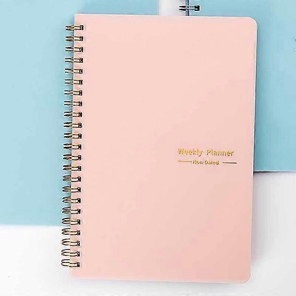 Notebook Weekly Planner PINK
