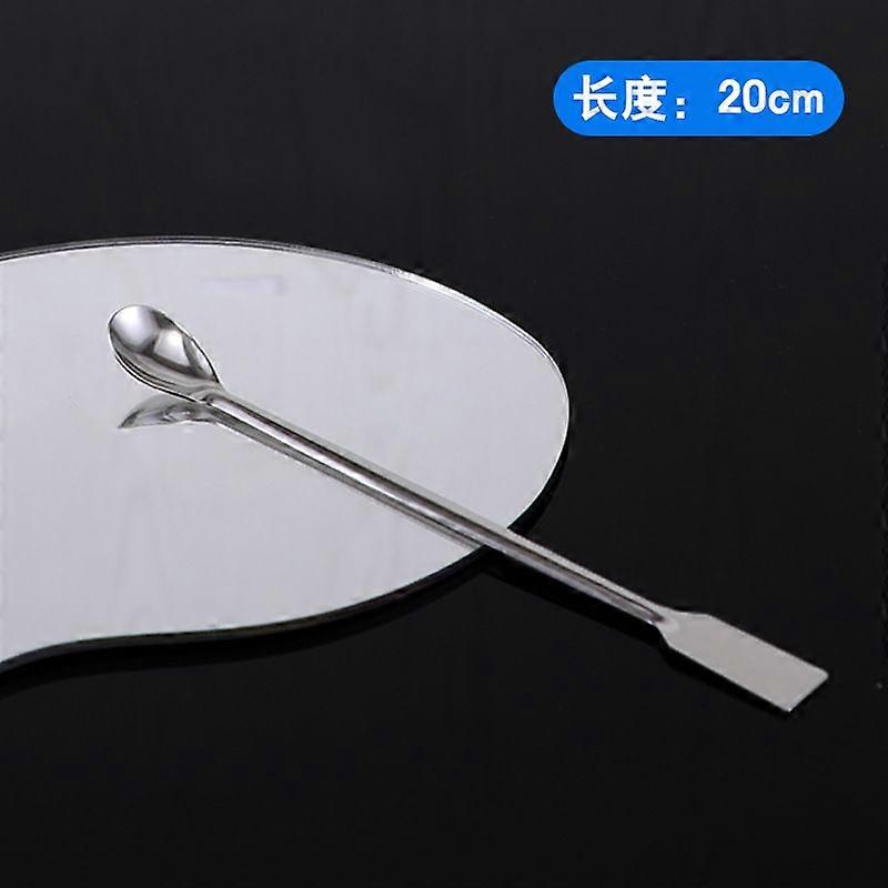12pcs Stainless Steel Laboratory Sampling Spoon: Square Head Mixing Spatula - Lab Utensils For Reagent Powders And Liquid Sampling