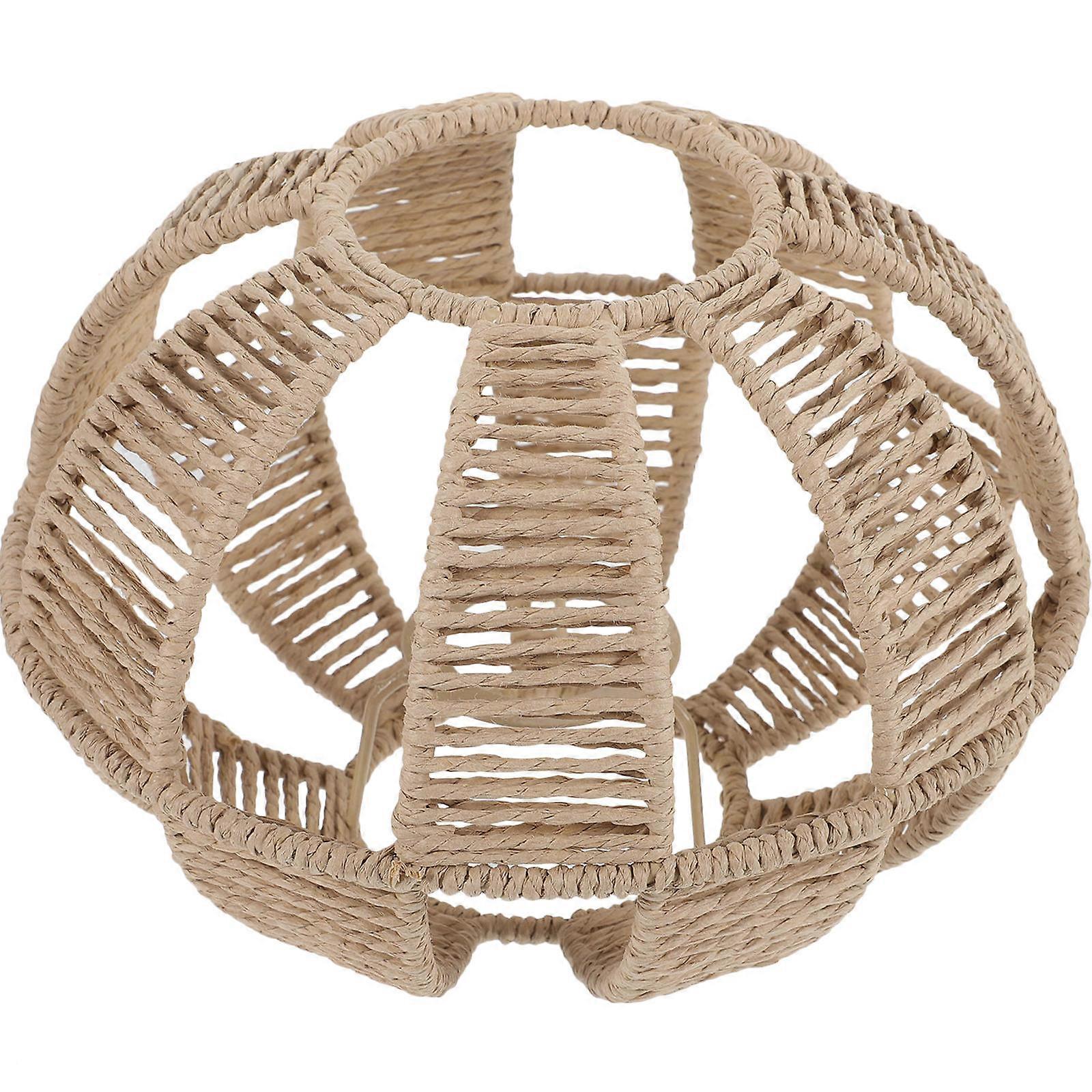 Rustic Round Ceiling Light Cover Shade Vintage Style For Cafe Wedding 1Set