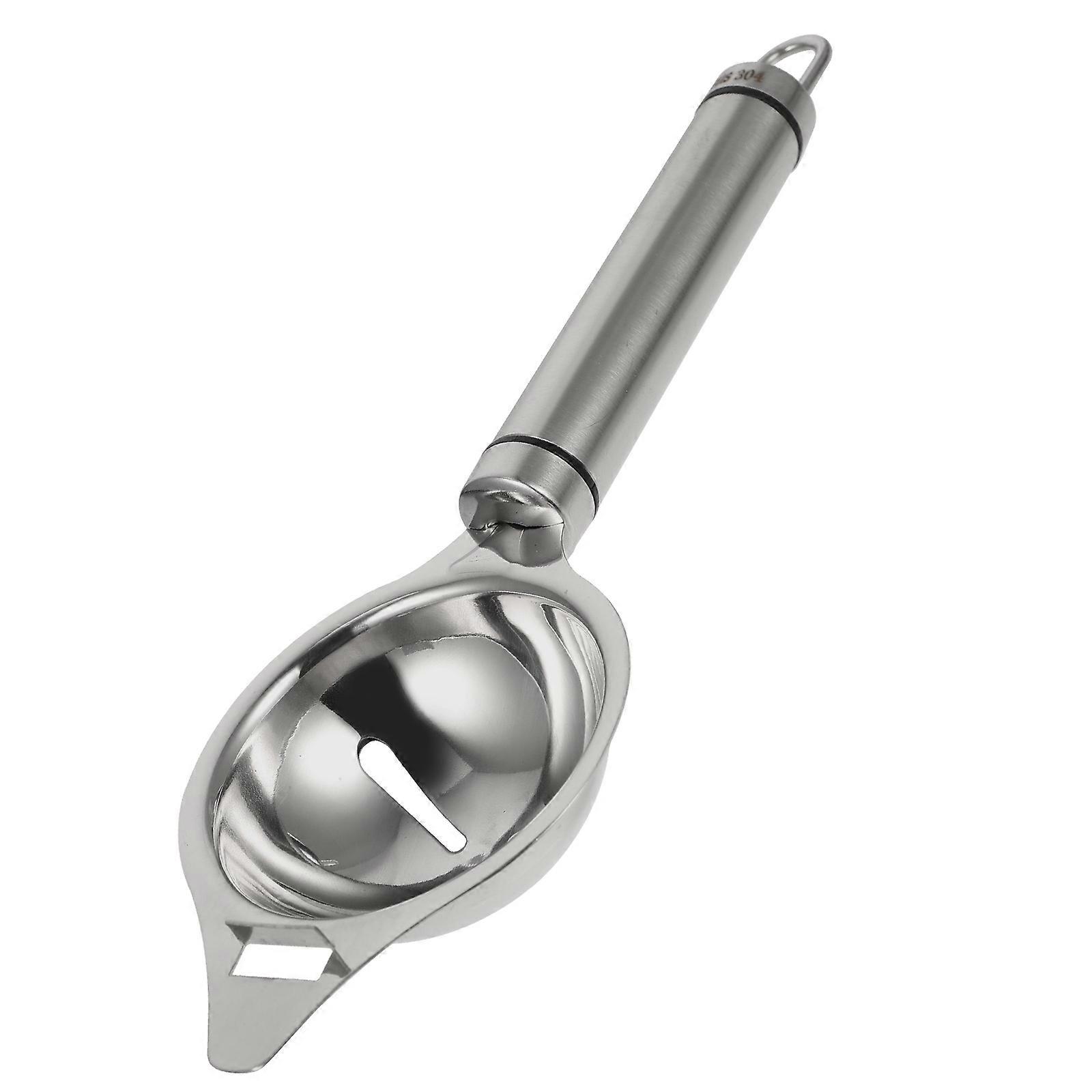 Egg Divider Long Handled Kitchen Cooking Tool Suitable For Home Users 8.84X2.36X0.59in Efficient 1 Set