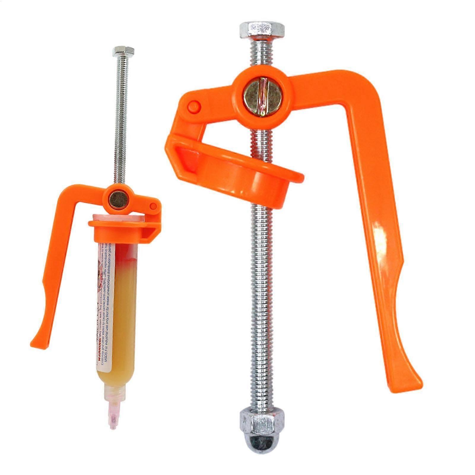 Solder paste extruder adhesive SPAILING SPUCUCHE SPRUCE  Line soldering tool with ergonomic design