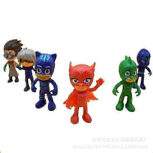 6pcs/ Set PJ Masks Character Figures Toy