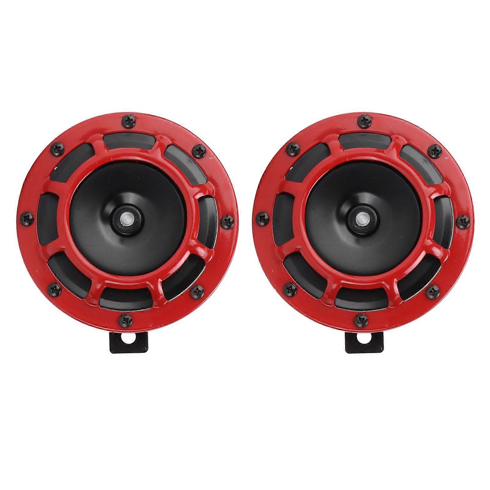 Universal 12V horn pair with super tone for vehicles