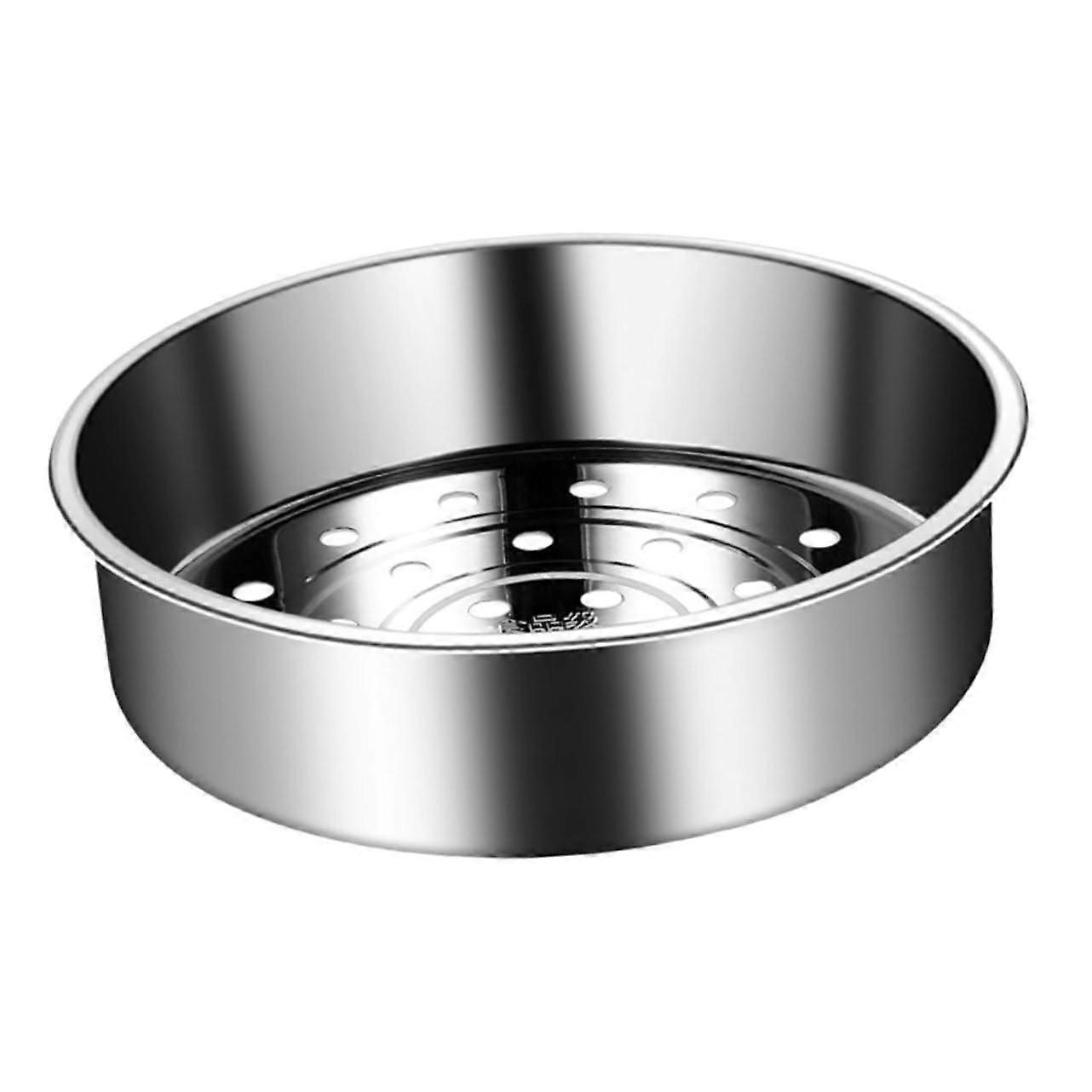 Steam cooking insert for steamers and rice cookers, steaming basket for vegetables, meat, and dim sum, sturdy and easy to clean, evenly usable.