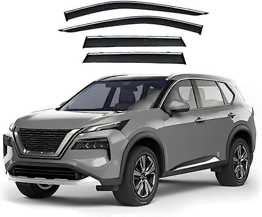 Auto Windabweiser for Nissan X-Trail Rogue MK4 T33 2022 Front and Rear Window Rain Guards Sunshade Durable Accessories