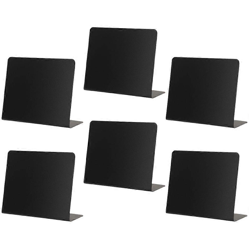 6Pcs Drawing Blackboards Multifunctional Chalkboards Desktop Price Boards Message Blackboards