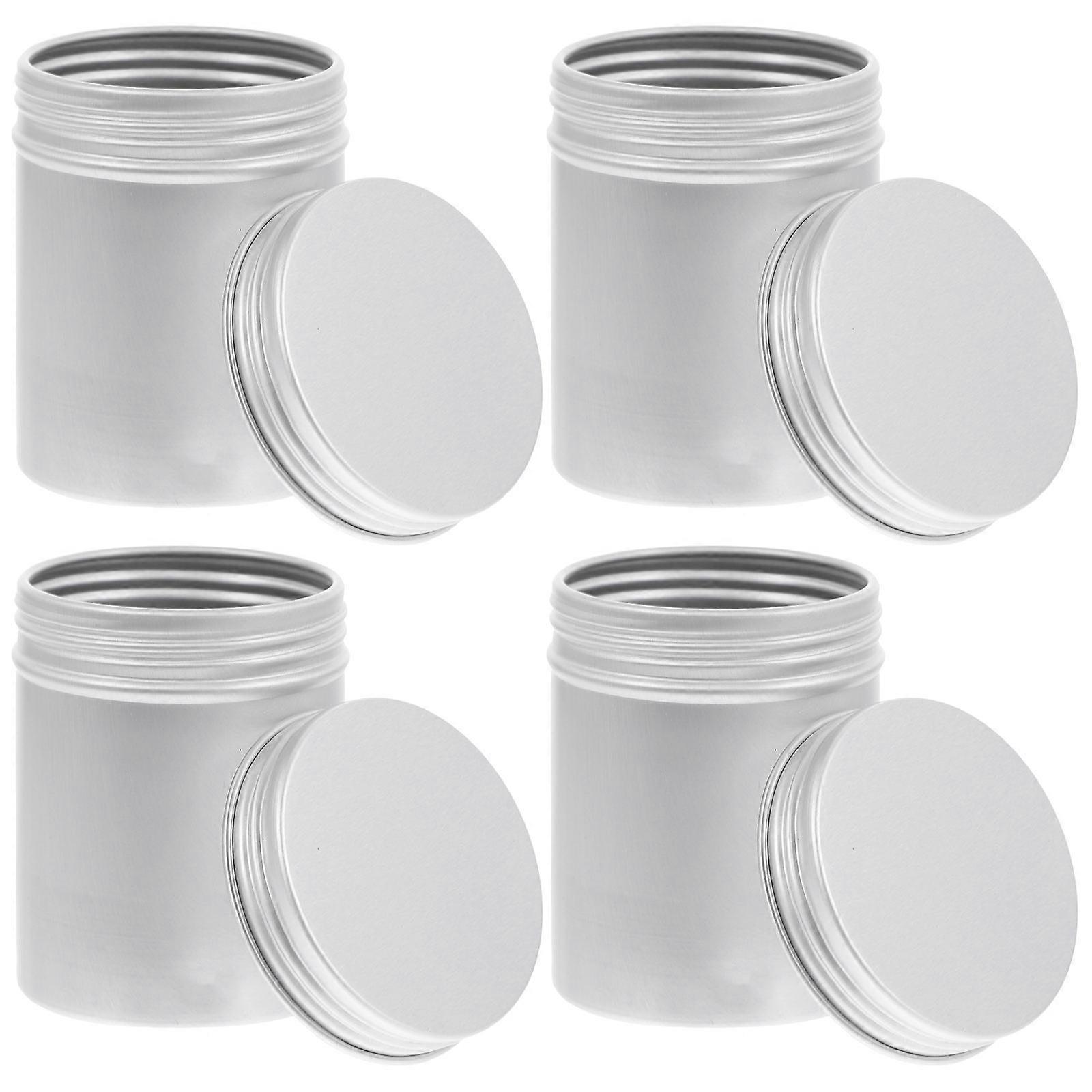 Silver Hair Wax Storage Box Multi-Use Suitable For Family Use 6.5X5.5X5.5CM Round Design