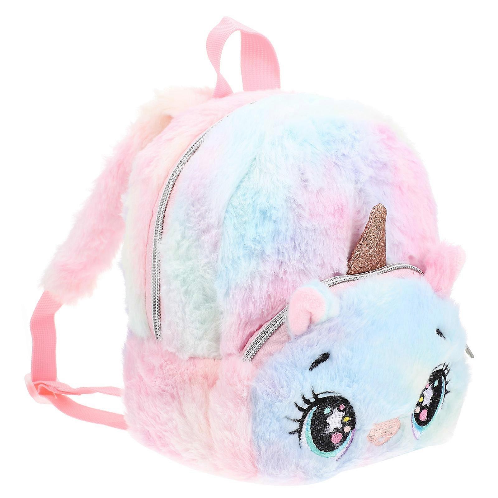 Practical Design Unicorn Shoulder Bag Storage For Students 24x19cm Everyday Use 1Set