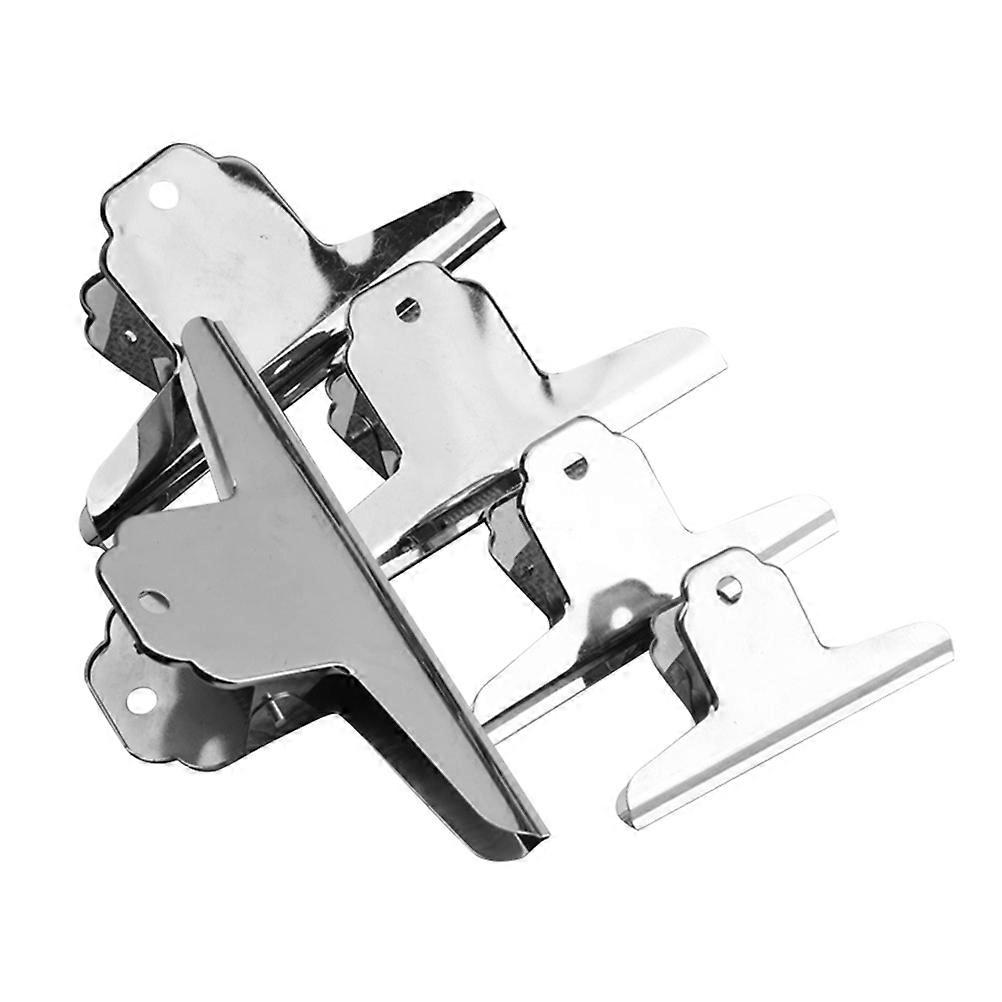 5Pcs Multi-Functional Metal Clips For Document Holding In Office And School Environments