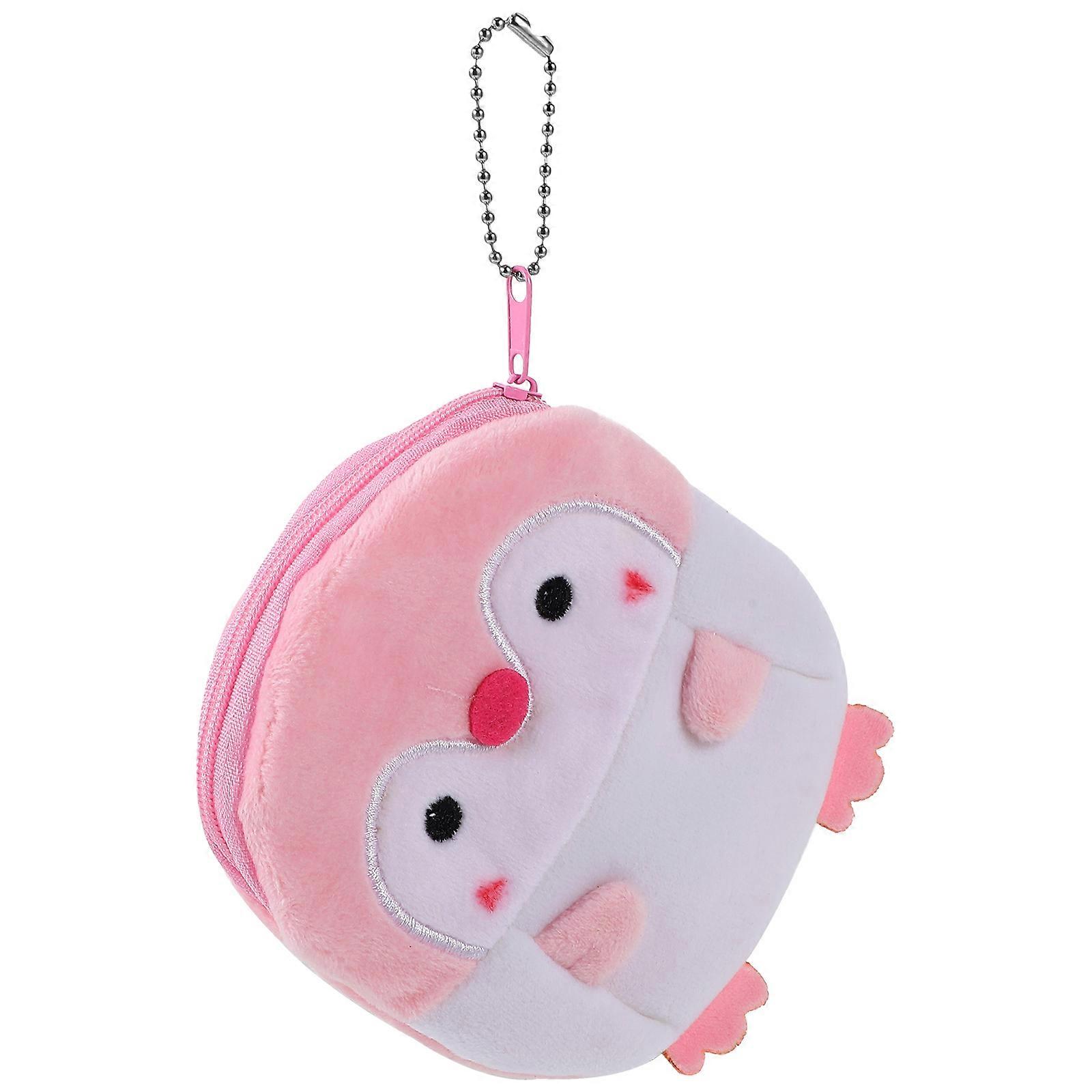 Compact Plush Penguin Wallet Suitable For Both Children And Adults Cute Storage For Coins 1Pcs