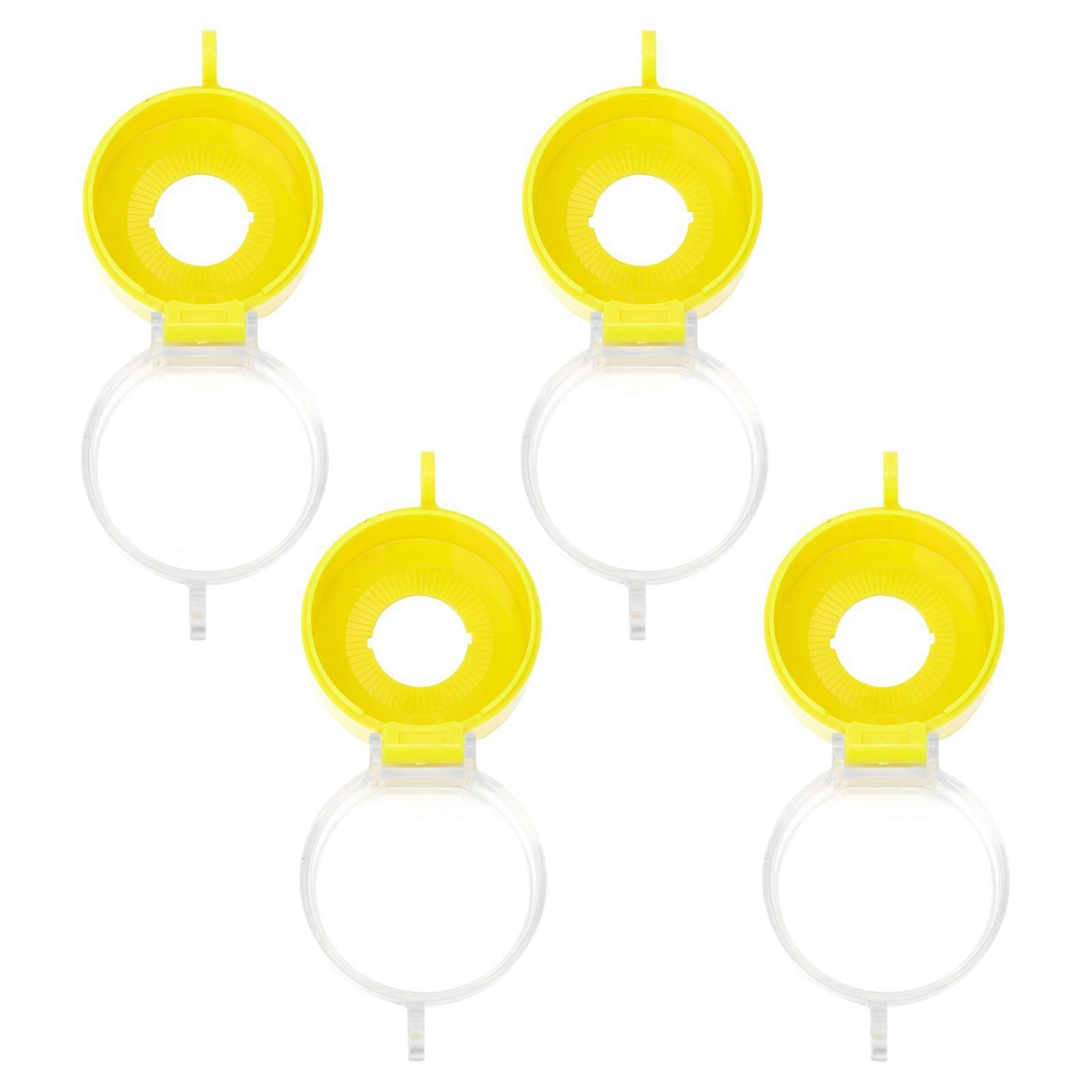 4pcs Emergency Stop Button Cover   Durable Signal Button Guard with Corrosion Resistant Protective Shell for Industrial Switches