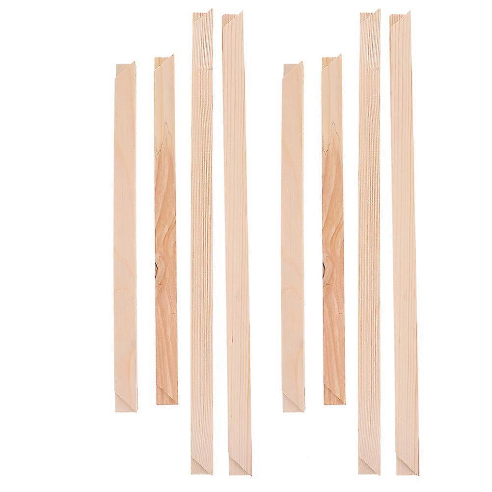 2 Sets Wooden Canvas Stretcher Bars DIY Assembly Frames for Professional Painting Includes Frame Accessories
