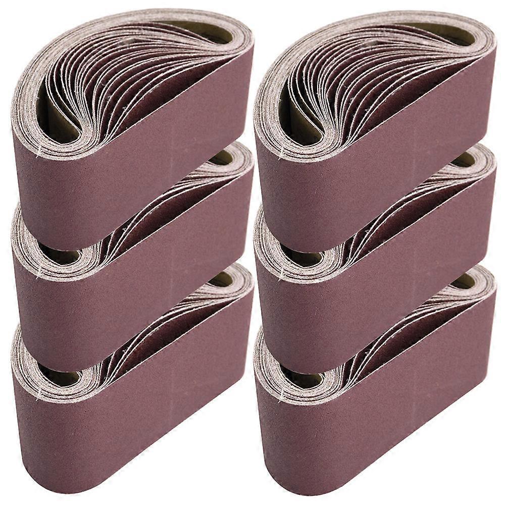 Sanding Belt Woodworking Supplies 80 Grit for Sander Machine Great for Industry Light Brown Polishing 6Pcs