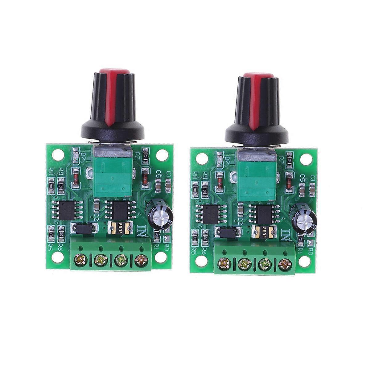2A PWM Motor Controller for DC Motors with SelfRecovery Fuse and LED Light, , PCB and Metal, 1.8V to 12V