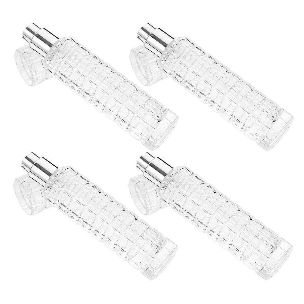 Cocktail Atomizer Sprayer For Professional Bars Transparent 12.30X2.80X2.80CM Elegant Design Delicate Mist Distribution 4 Pcs