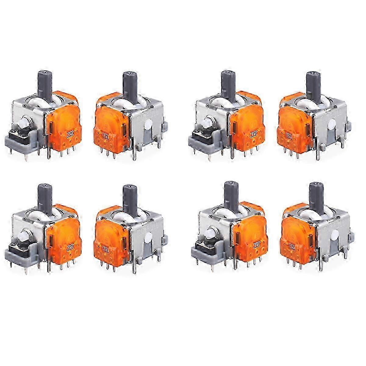 8Pcs TMR Electromagnetic Joystick Replacement, 3D Analog Thumb Stick Sensor for PS5 Controller