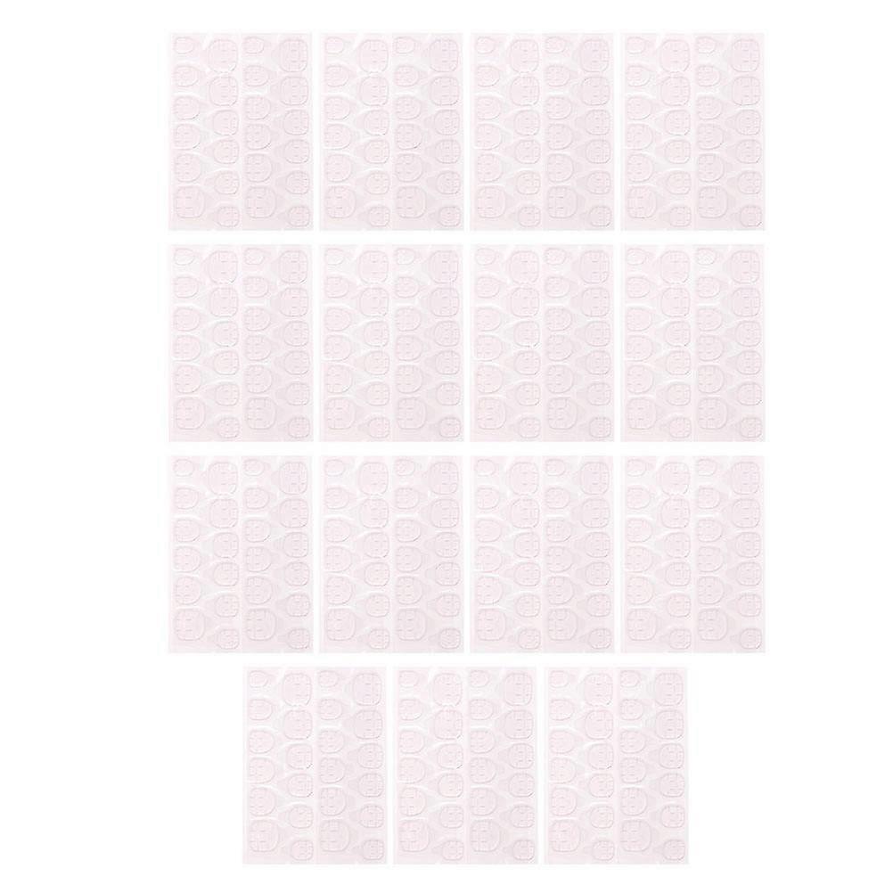 Double Sided Nail Stickers 15 Sheets Pink Manicure Accessories Ideal For Birthday Events