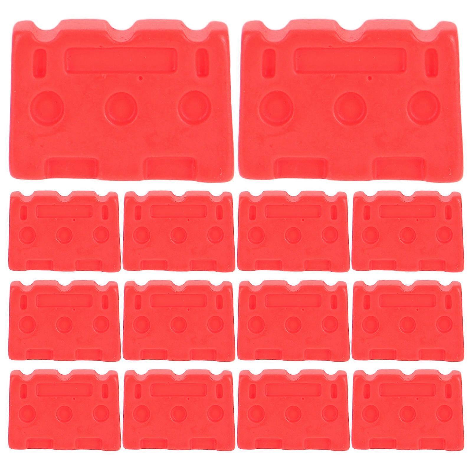 Excavator Engineering Vehicle Toys for Kids with Educational Value Red Resin Craft Decor 20pcs Mini